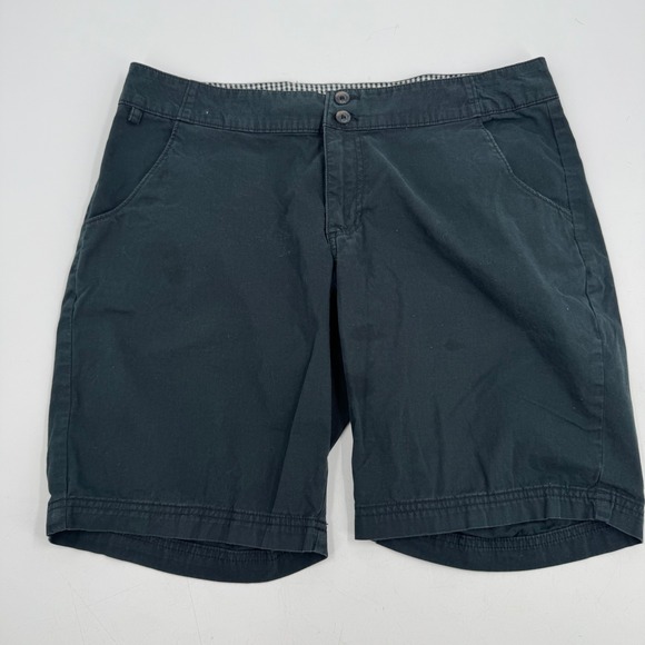 Columbia Pants - Columbia Women's Black Casual Shorts‎ Size 14 Outdoor Hiking Utility Gorpcore